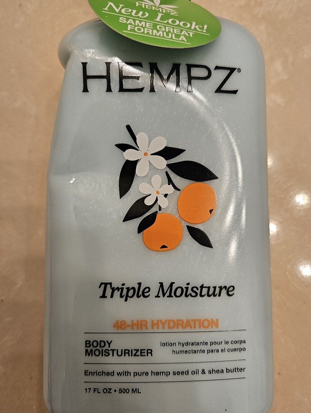 Hempz Triple Moisture Body Moisturizer Creme Lotion 17 oz Lot of 3 - Picture 5 of 6